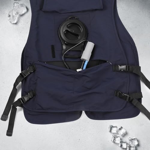 Alphacool 5V Touch Button Circulatory Cooling Vest – Rechargeable Battery Ice Pack Vest for Industrial Workers, Bikers, etc - Image 2